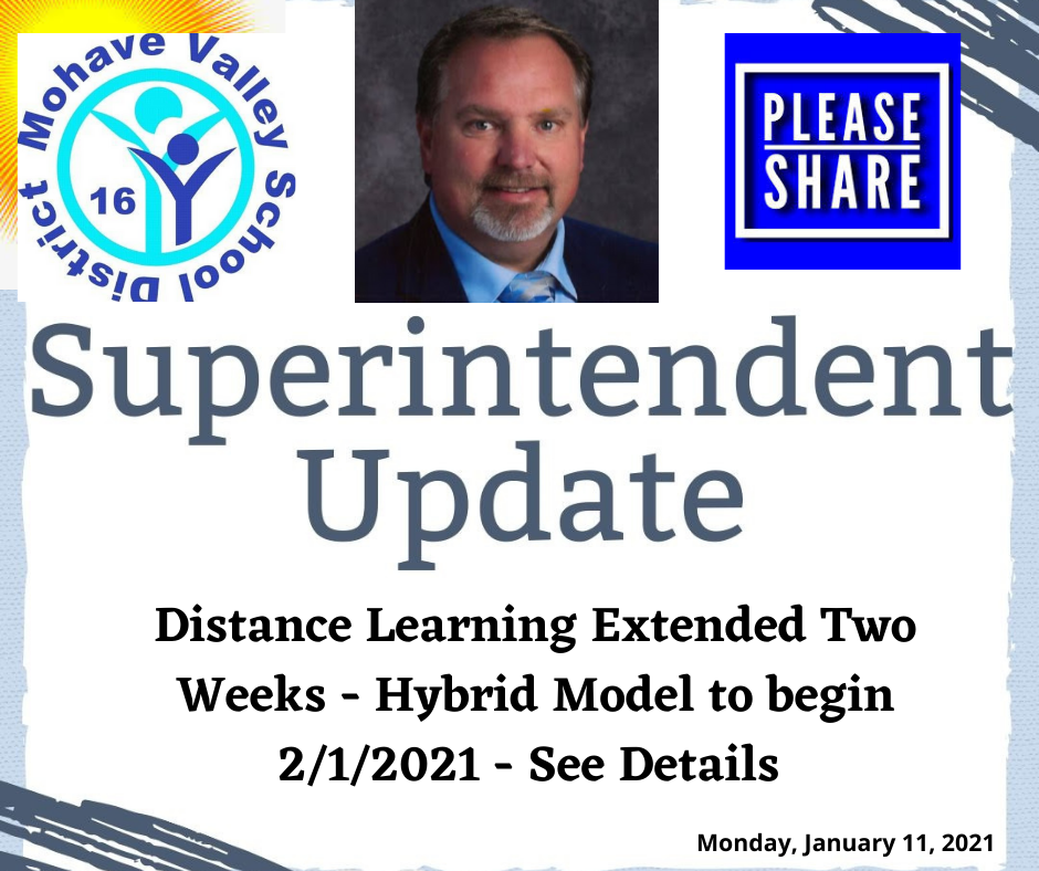 Distance Learning Extended Two Weeks!