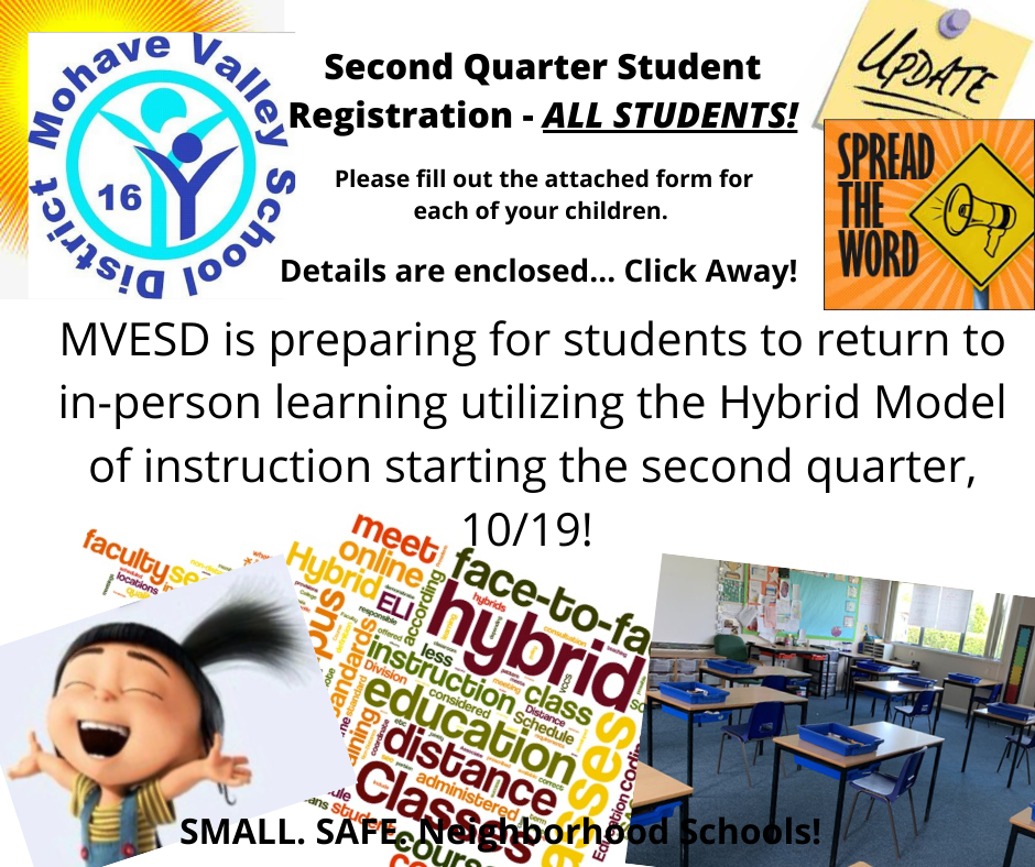 Registration for Second Quarter - All Students