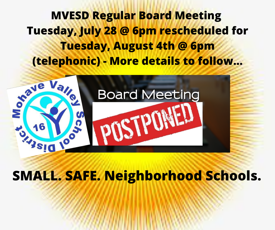 Board Meeting Postponed