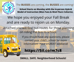 The Busses Are Coming! Bus Routes Information!