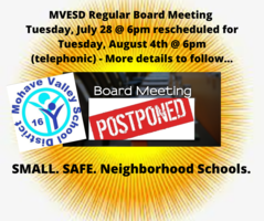 Board Meeting Postponed