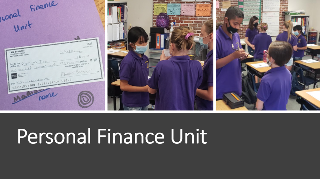 CME Students working with finances